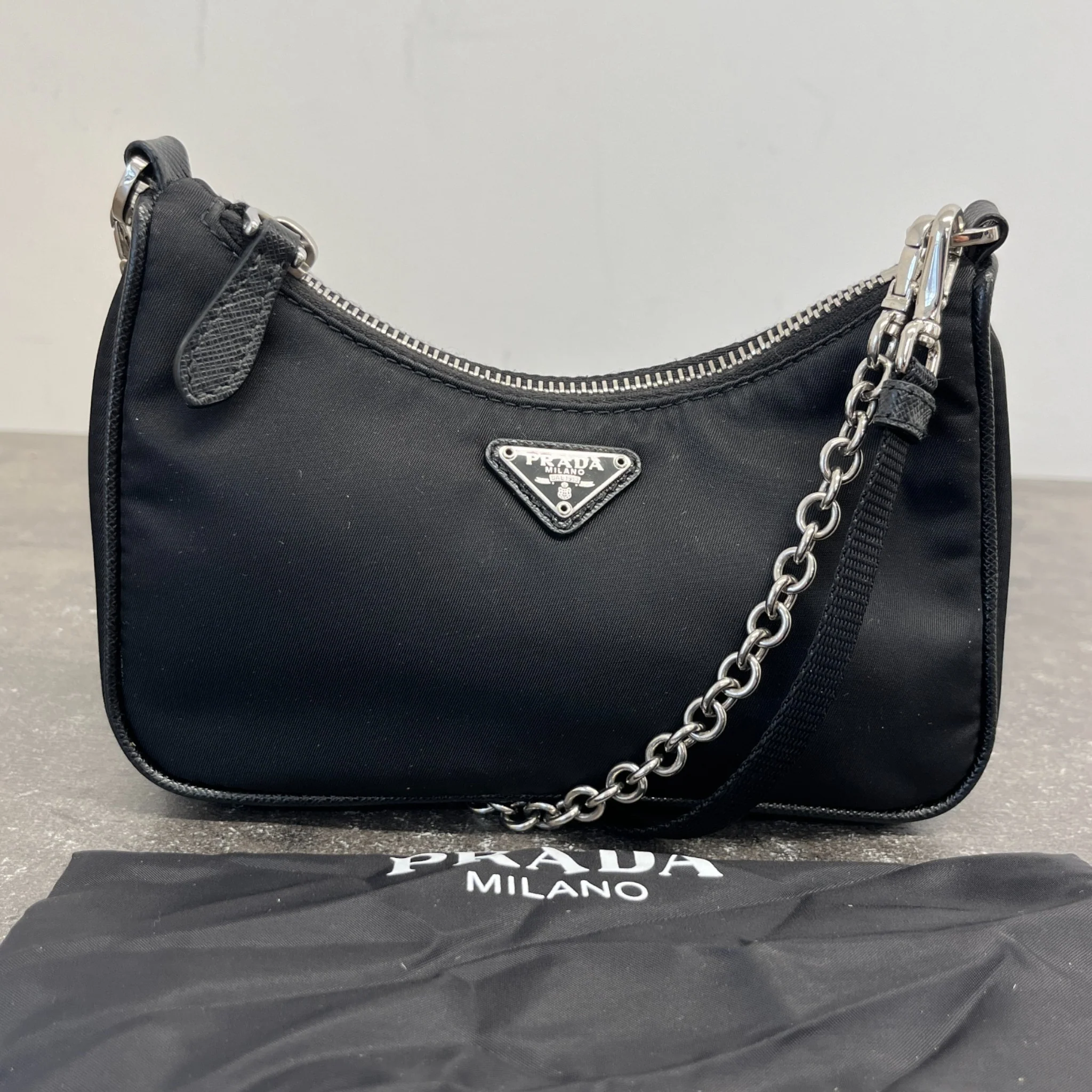 Women's Re-Nylon Re-Editon 2005 Bag Black - Image 14