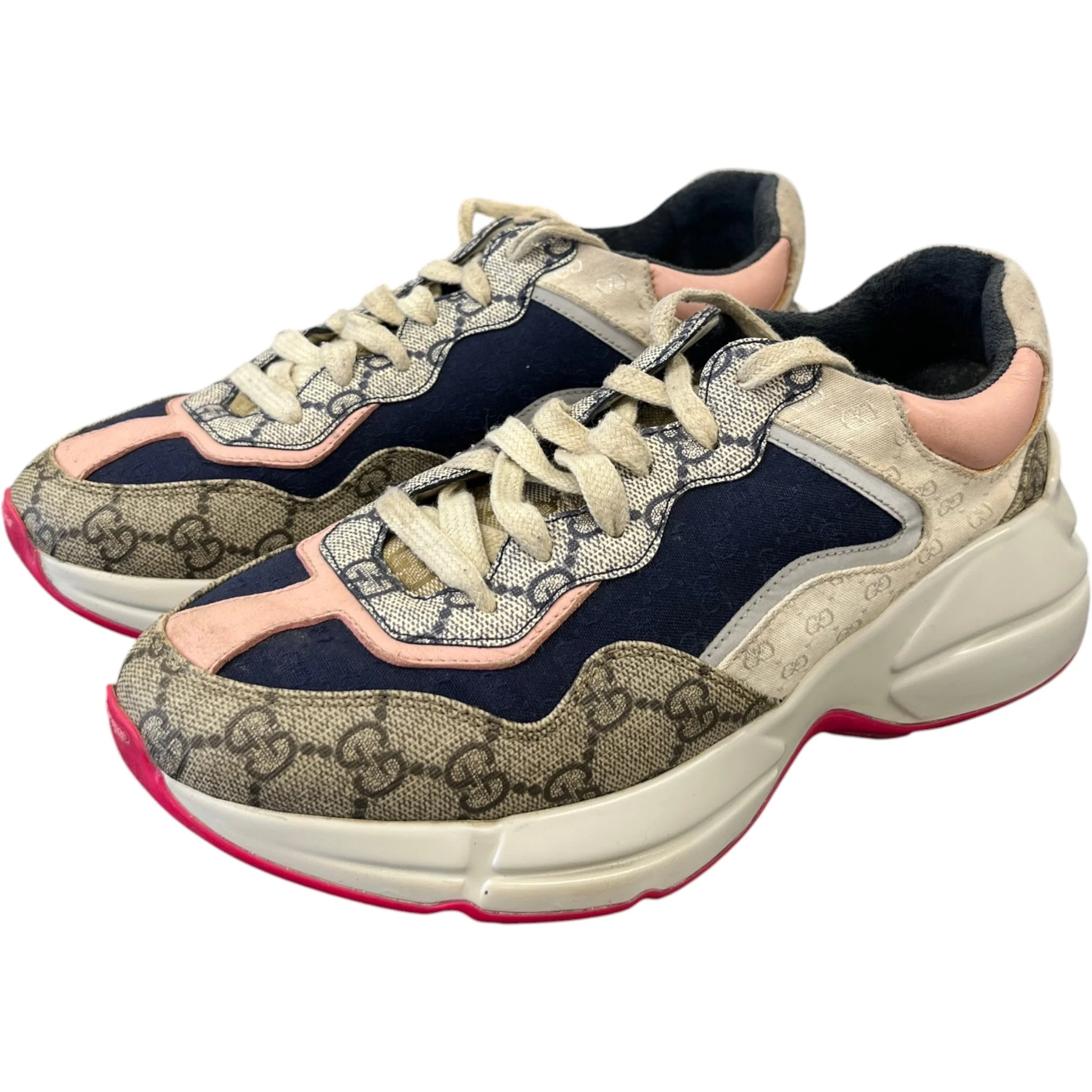 Women's Rhyton Low Trainers Beige Size EU 38 / UK 5 - Image 9