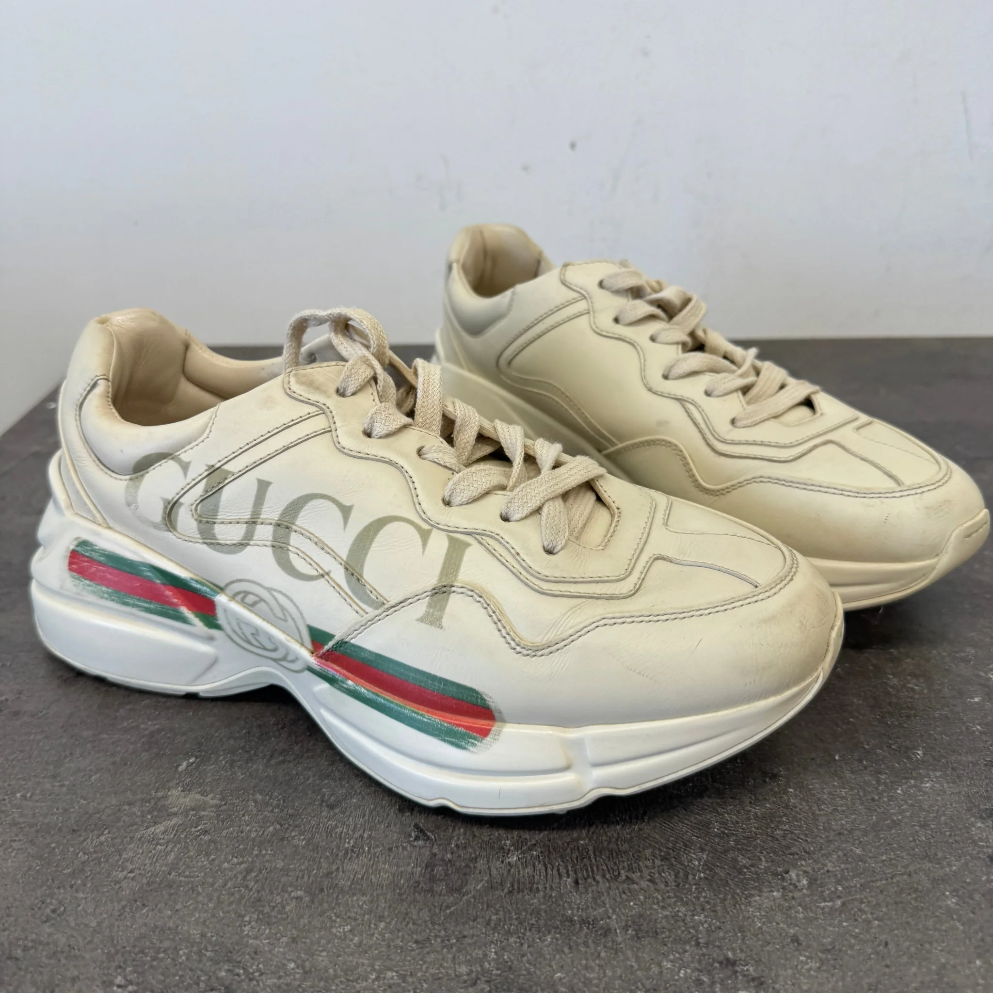 Women's Rhyton Low Trainers Beige Size EU 38 / UK 5 - Image 11