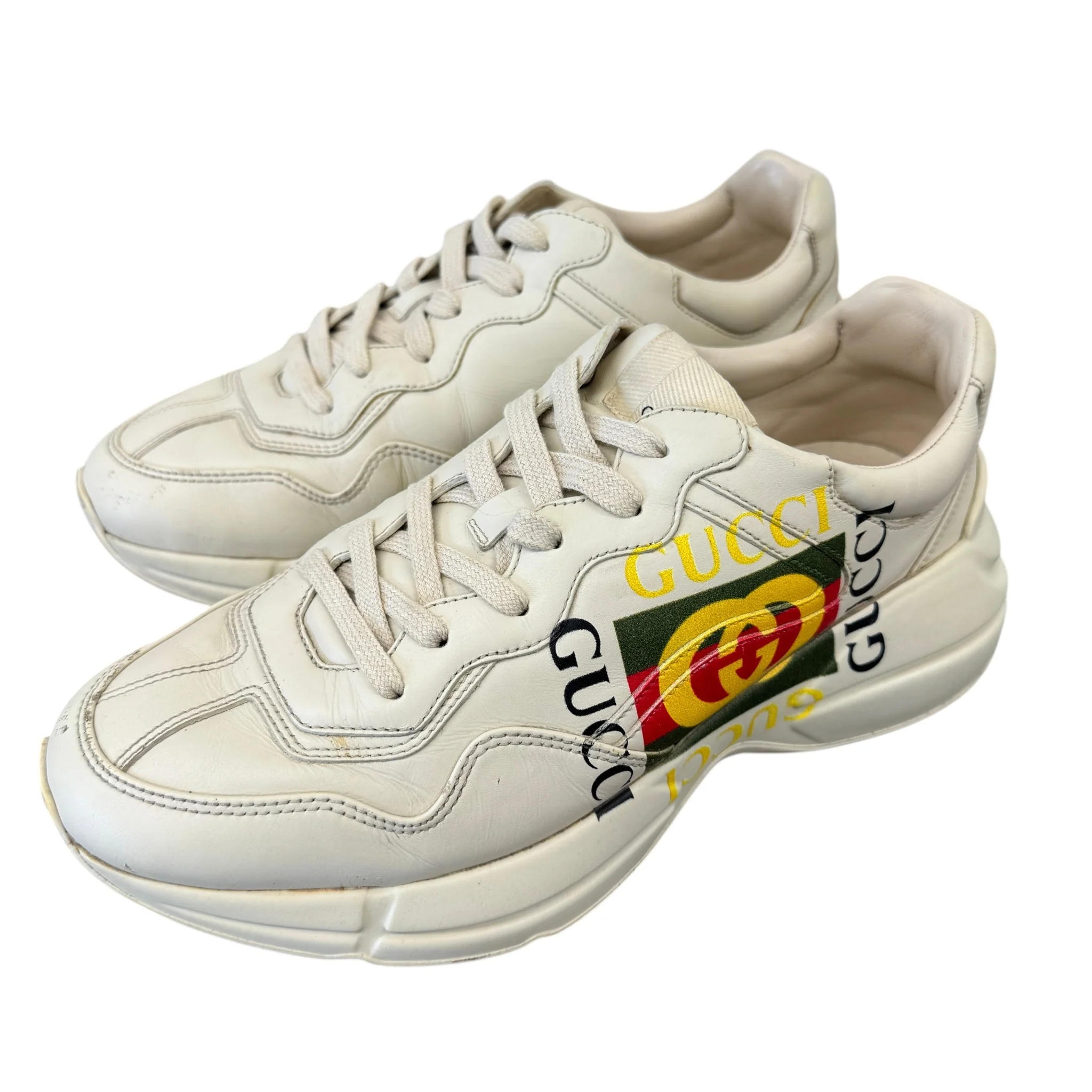 Women's Rhyton Low Trainers Cream Size EU 39 / UK 6 - Image 7