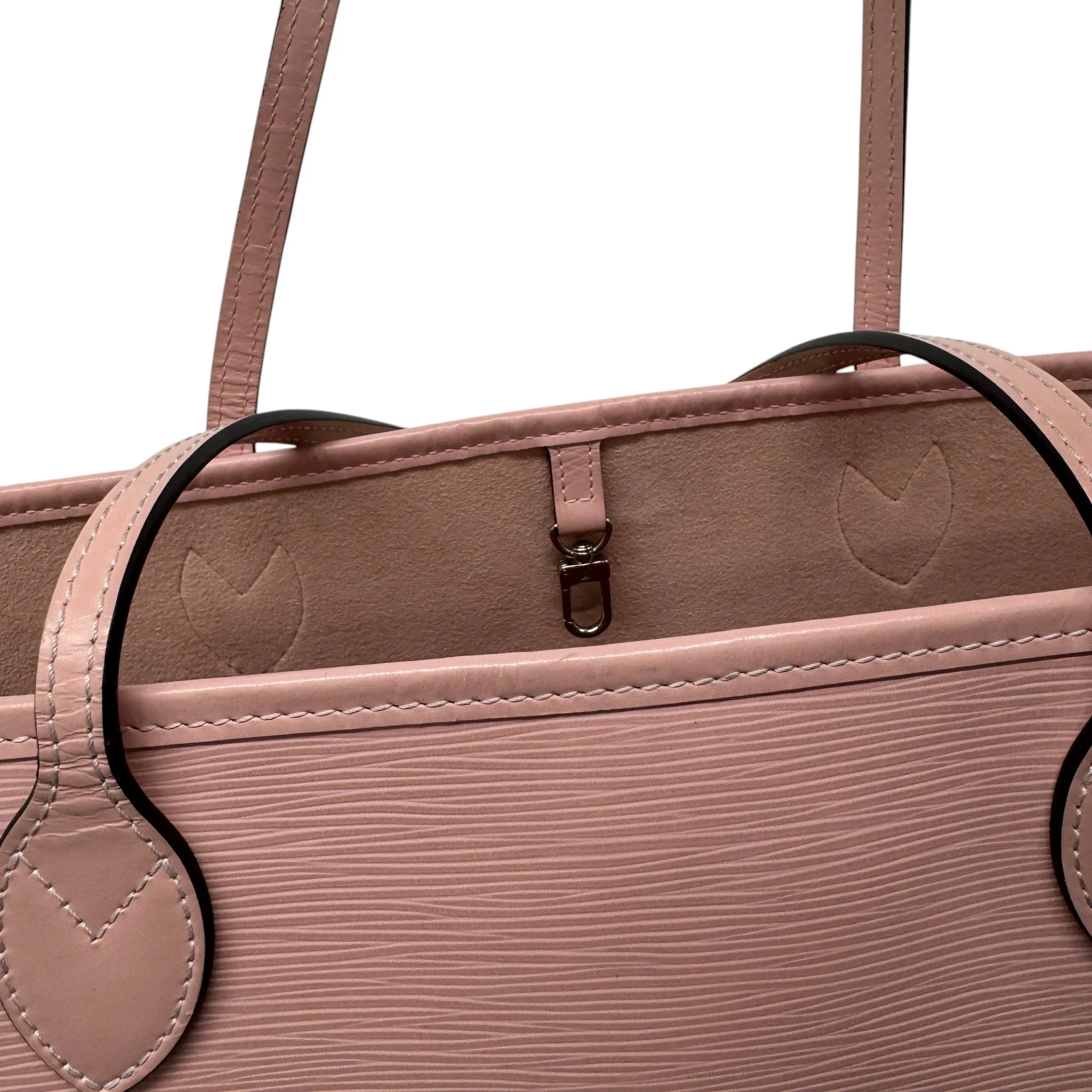 Women's Rose Ballerine Epi Neverfull Mm Bag Pink - Image 10
