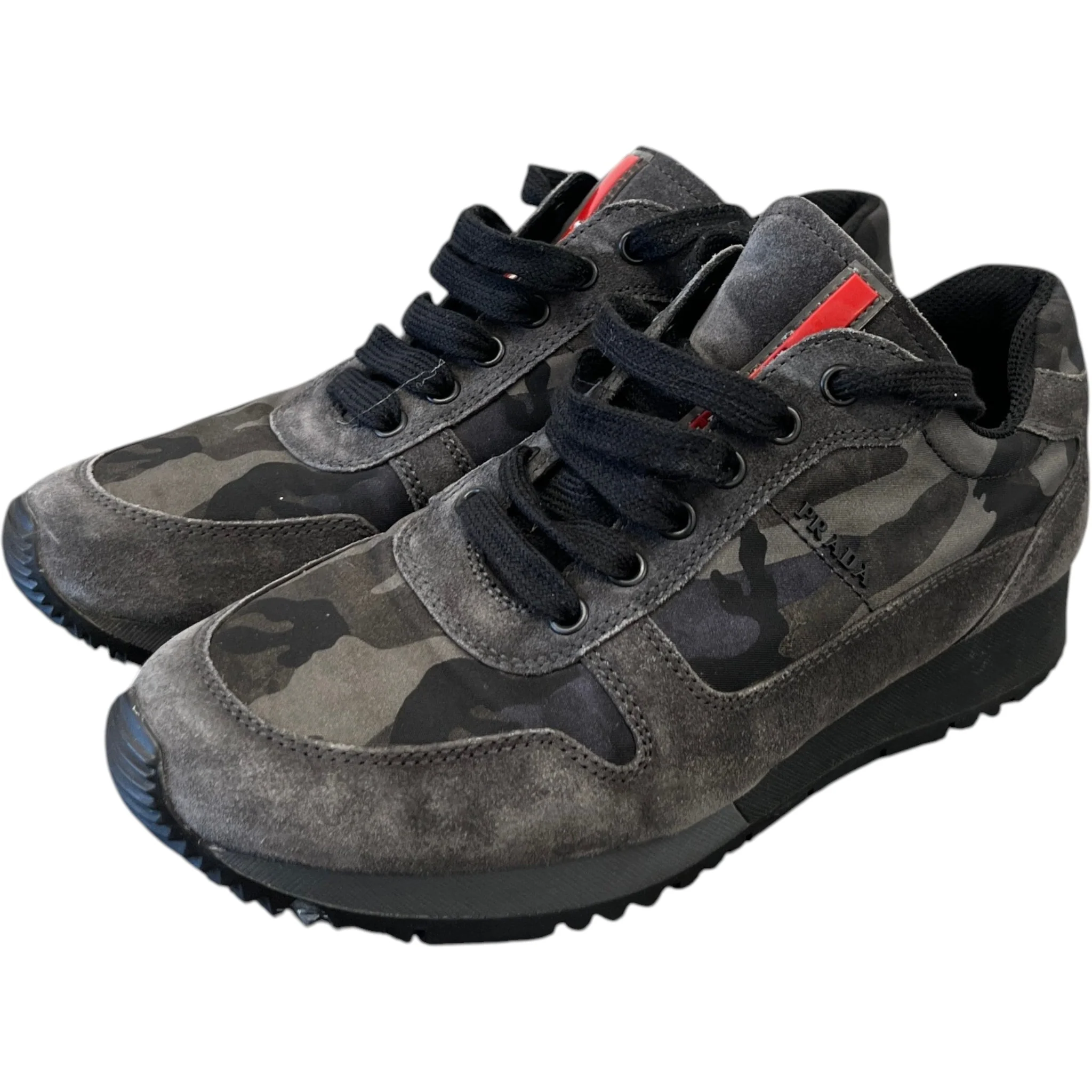 Women's Runner Camo Low Trainers Black Size EU 35.5 / UK 2.5 - Image 9