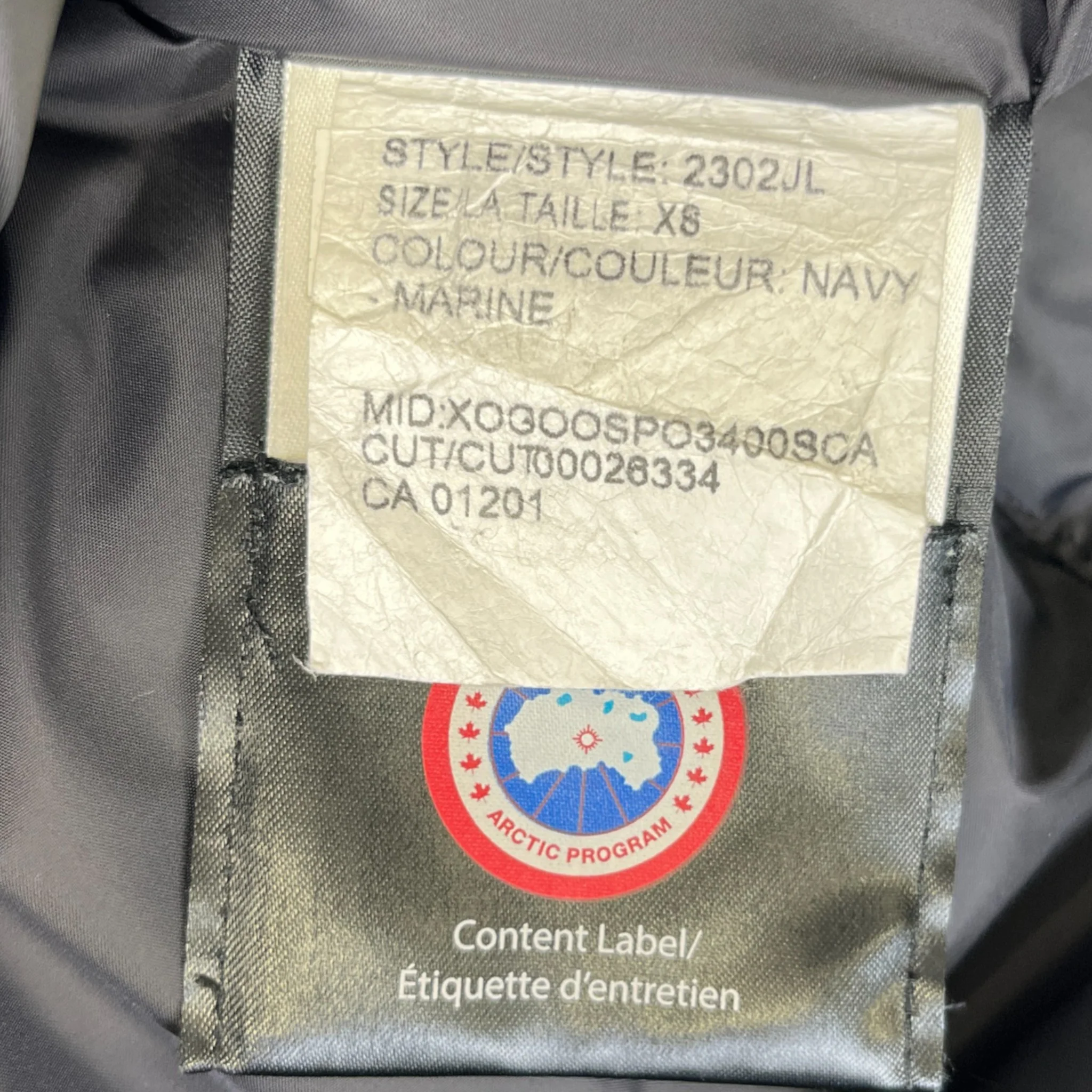 Women's Shelburne Parka Down Jacket Navy Size XS - Image 6