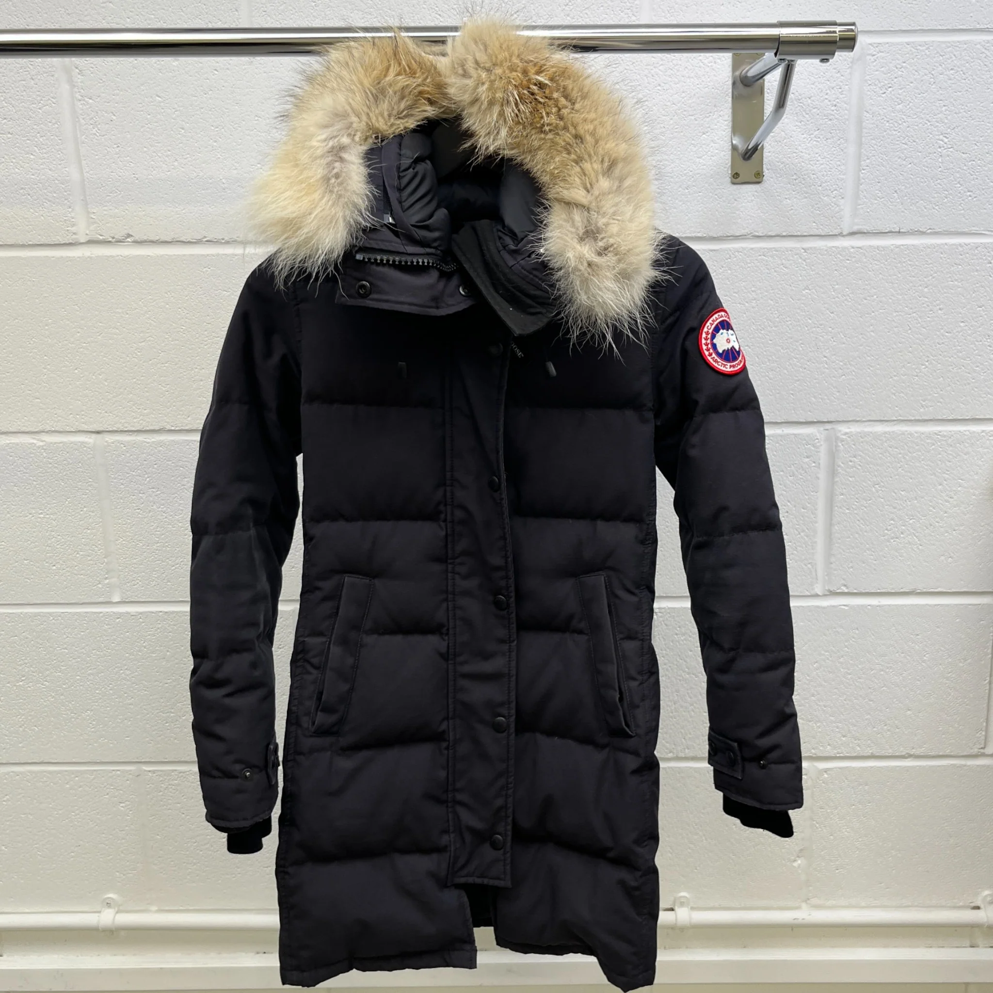 Women's Shelburne Parka Down Jacket Navy Size XS - Image 8