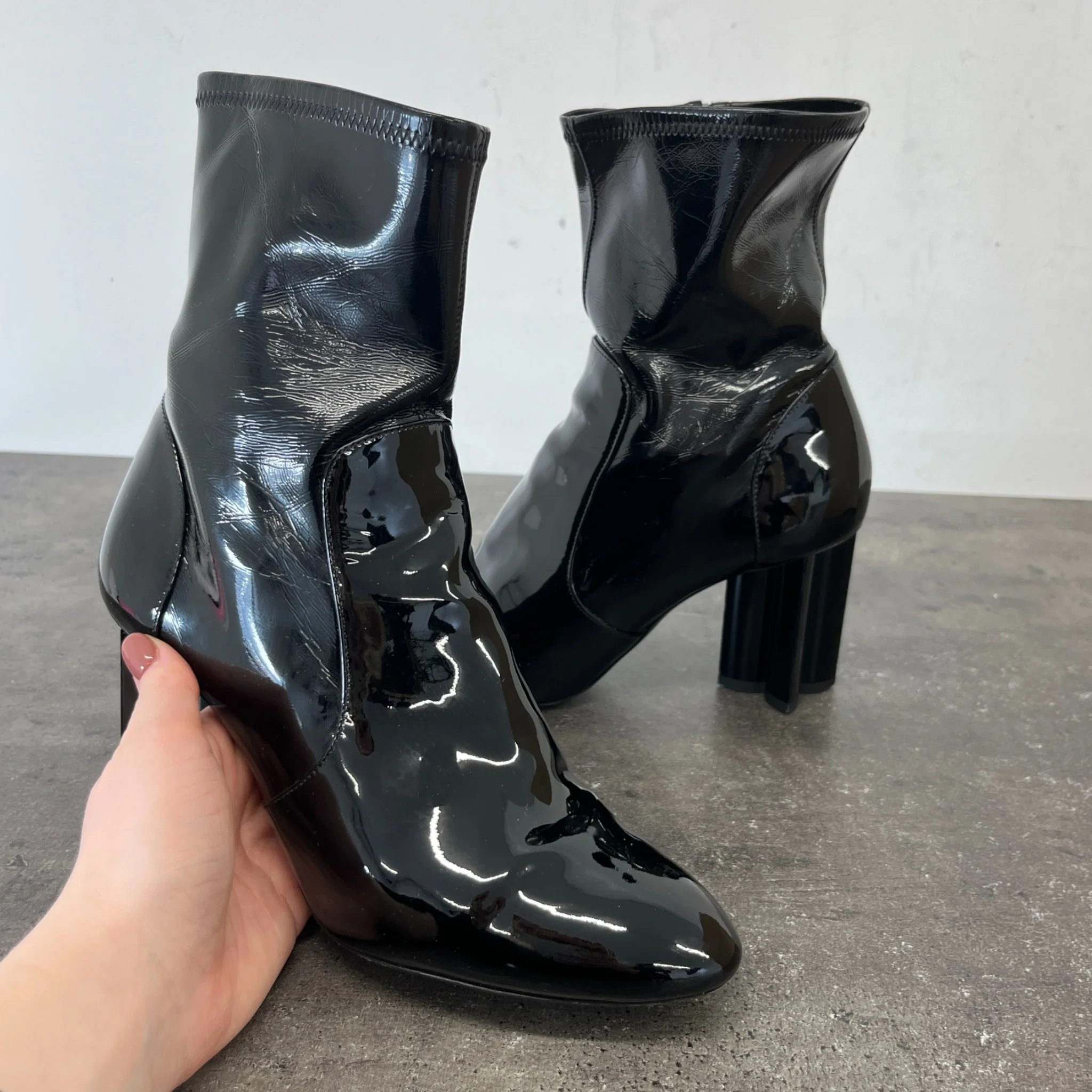 Women's Silhouette Ankle Boots Black Size EU 38 / UK 5 - Image 11