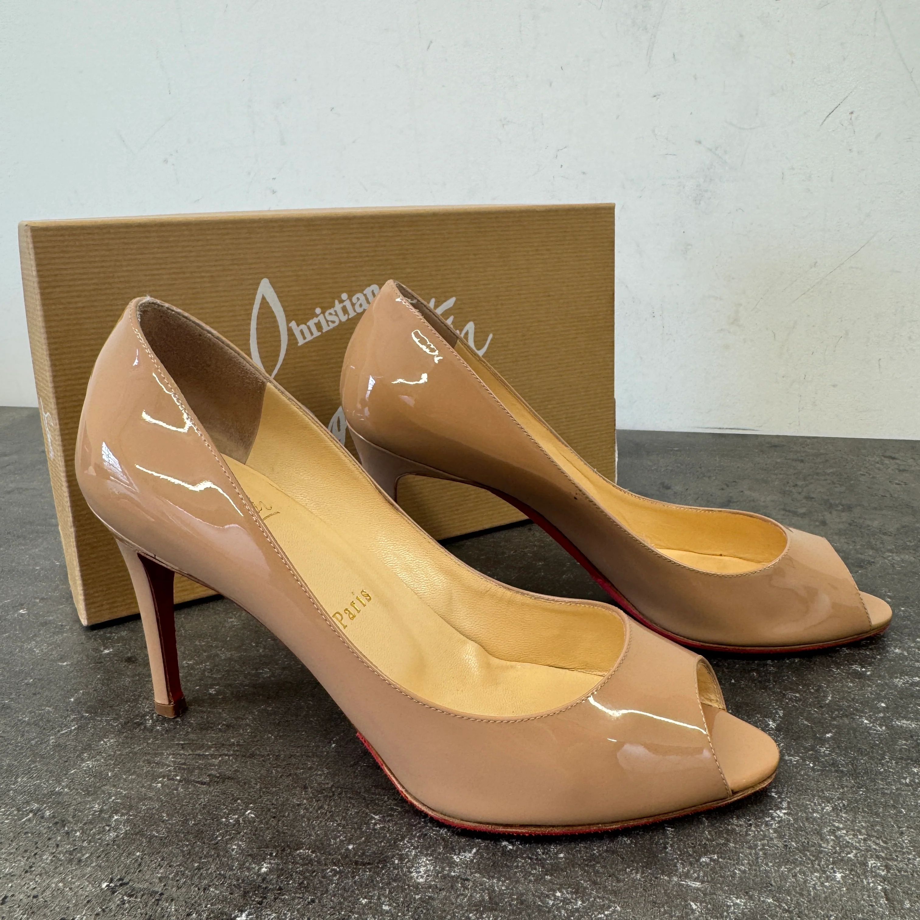 Women's Simple Pumps Heels Beige Size EU 38.5 / UK 5.5 - Image 12