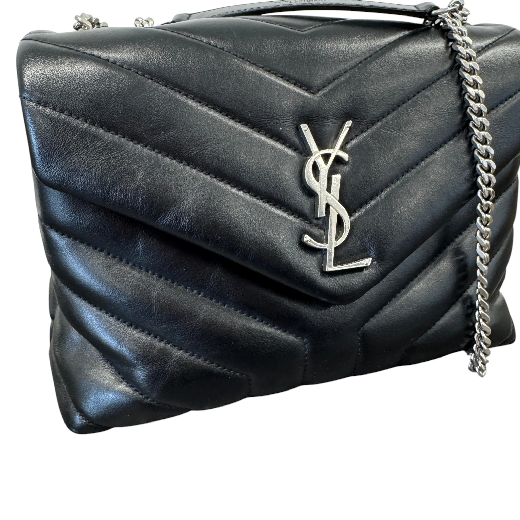 Women's Small Loulou Bag Black - Image 4