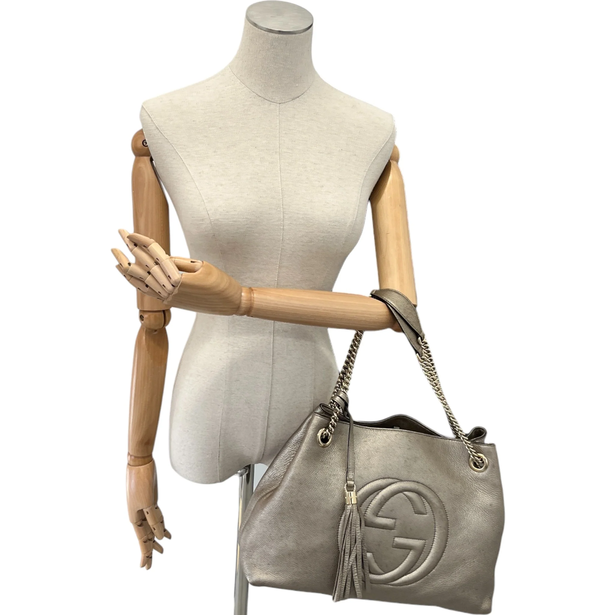 Women's Soho Tote Handbag Gold - Image 2