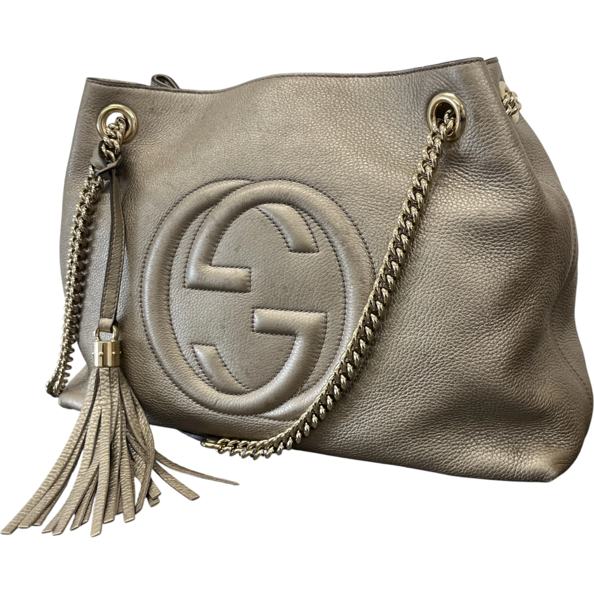 Women's Soho Tote Handbag Gold - Image 4