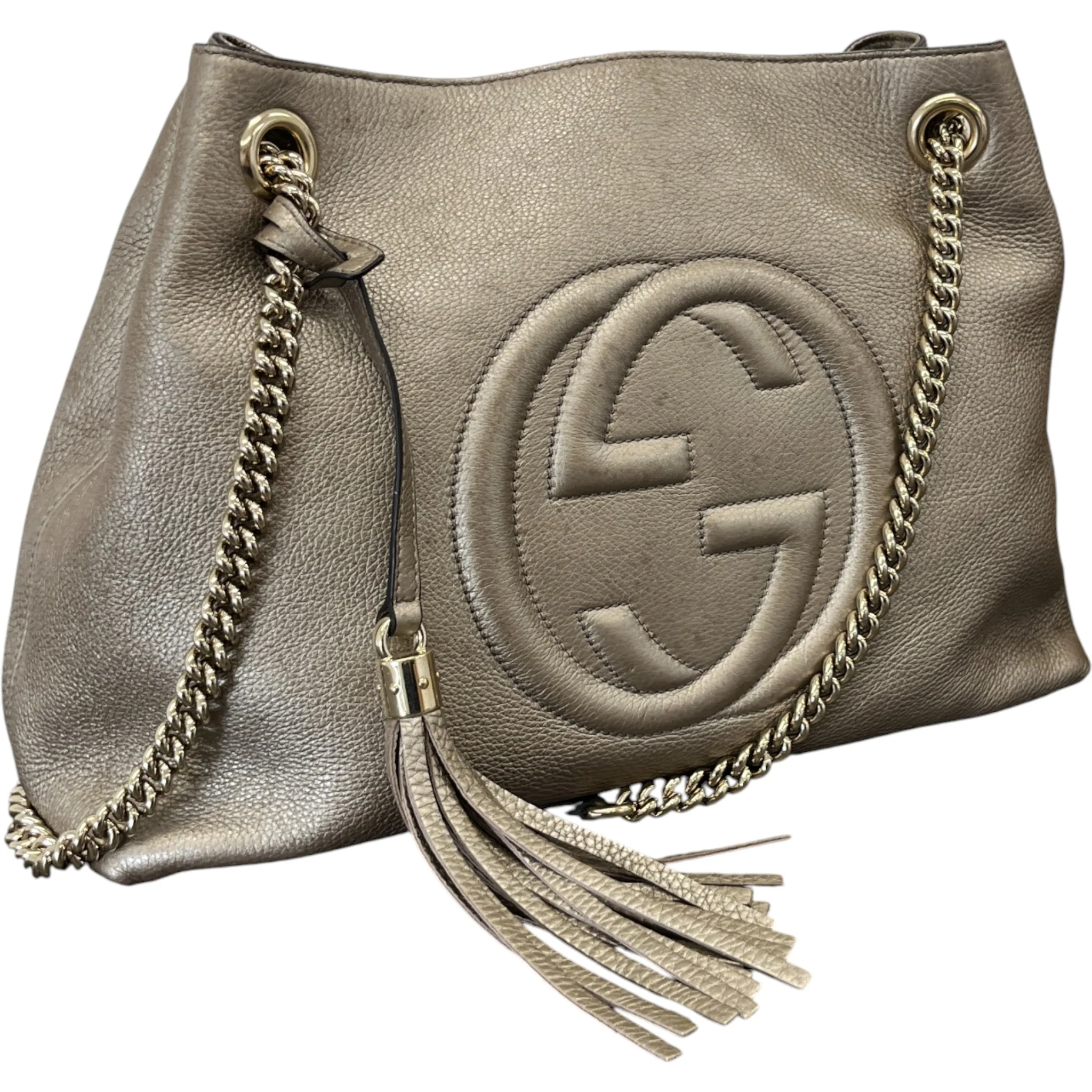 Women's Soho Tote Handbag Gold - Image 5