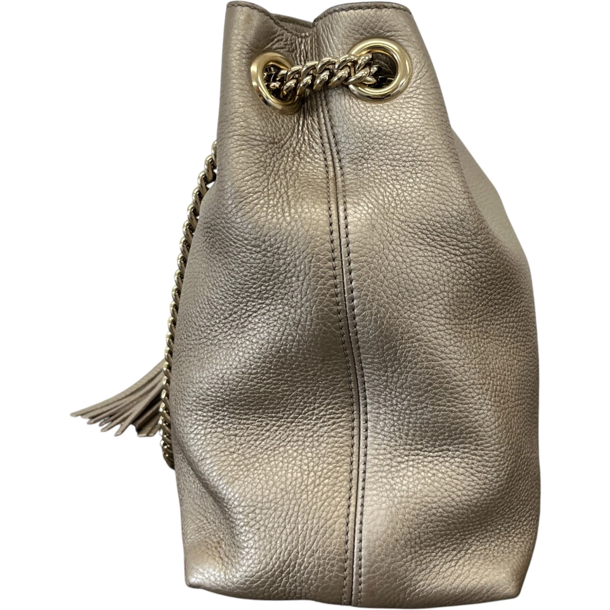 Women's Soho Tote Handbag Gold - Image 6