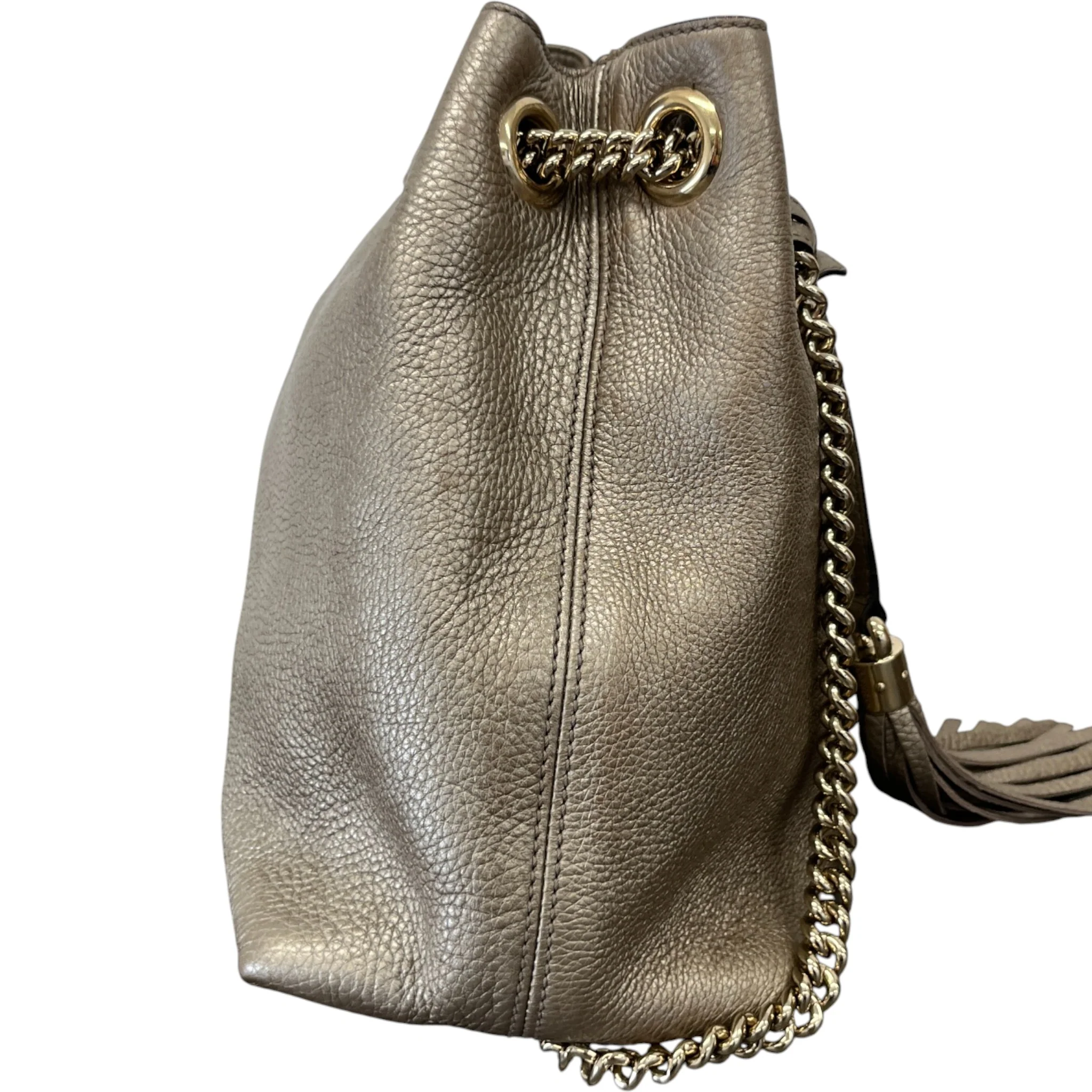 Women's Soho Tote Handbag Gold - Image 7