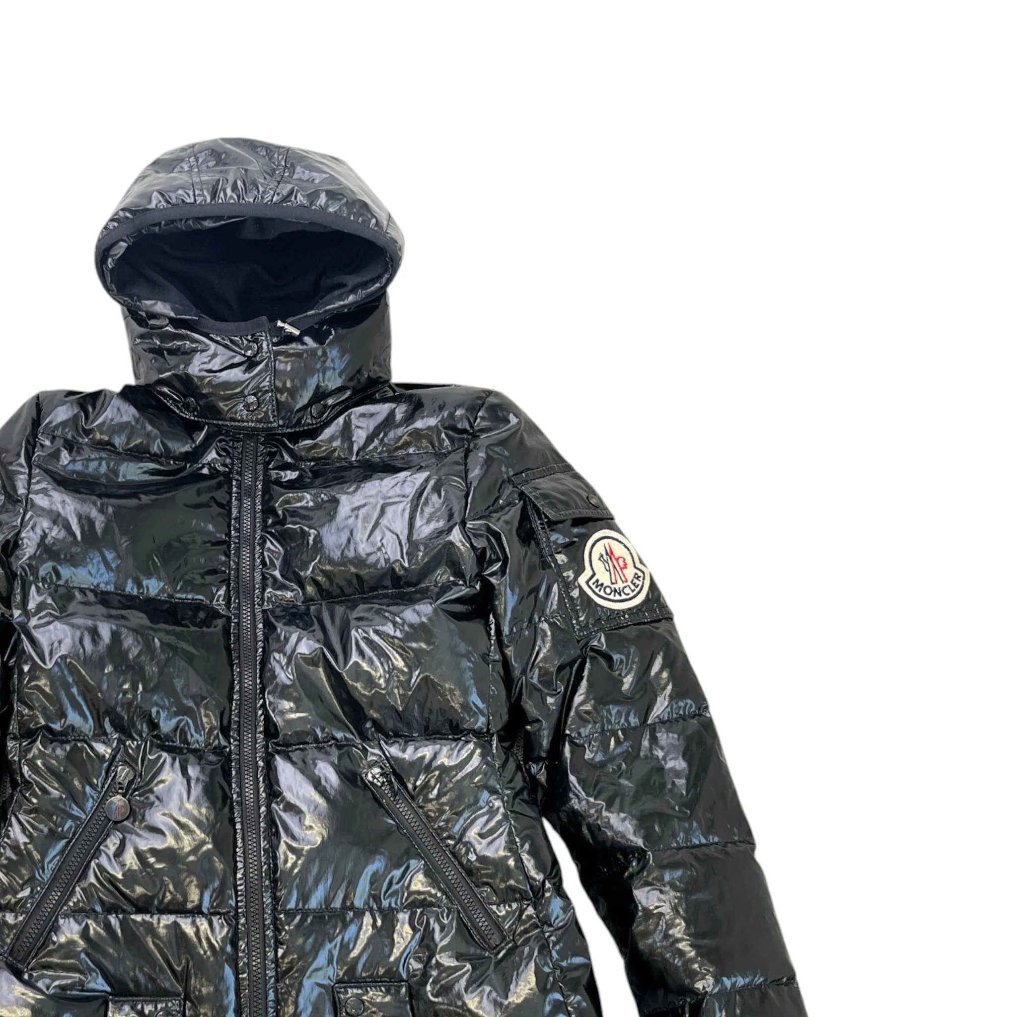 Women's Tissu Down Jacket Black Size 1 / UK 10 - Image 3