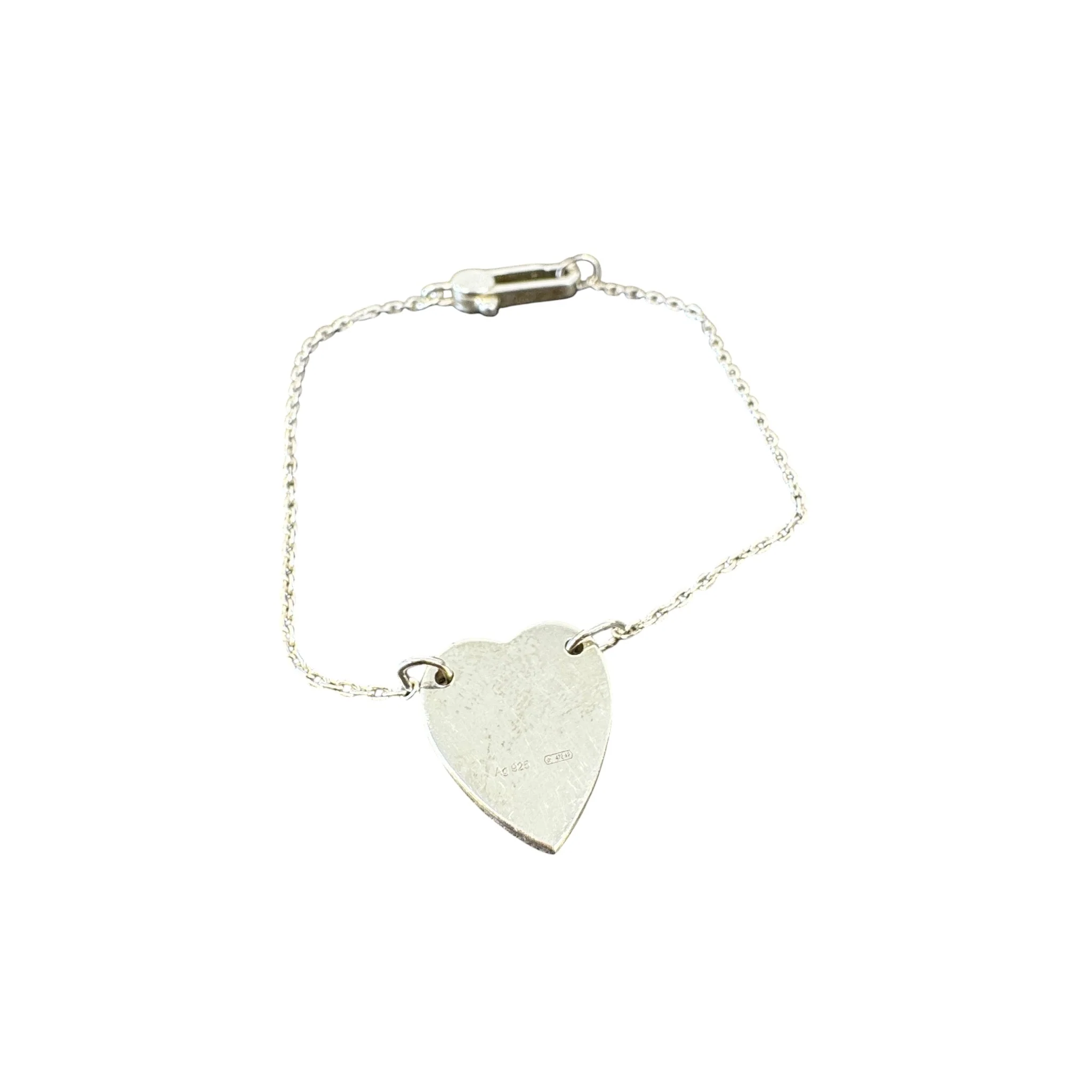Women's Trademark Heart Bracelet Silver - Image 4