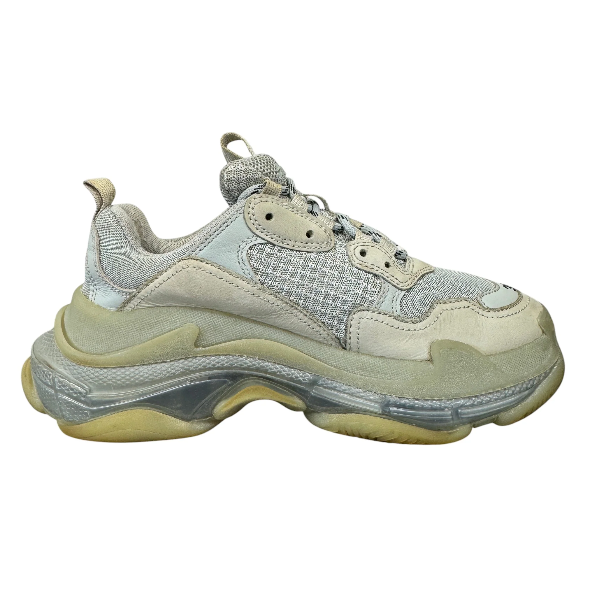 Women's Triple S Low Trainers Beige Size EU 39 / UK 6 - Image 5