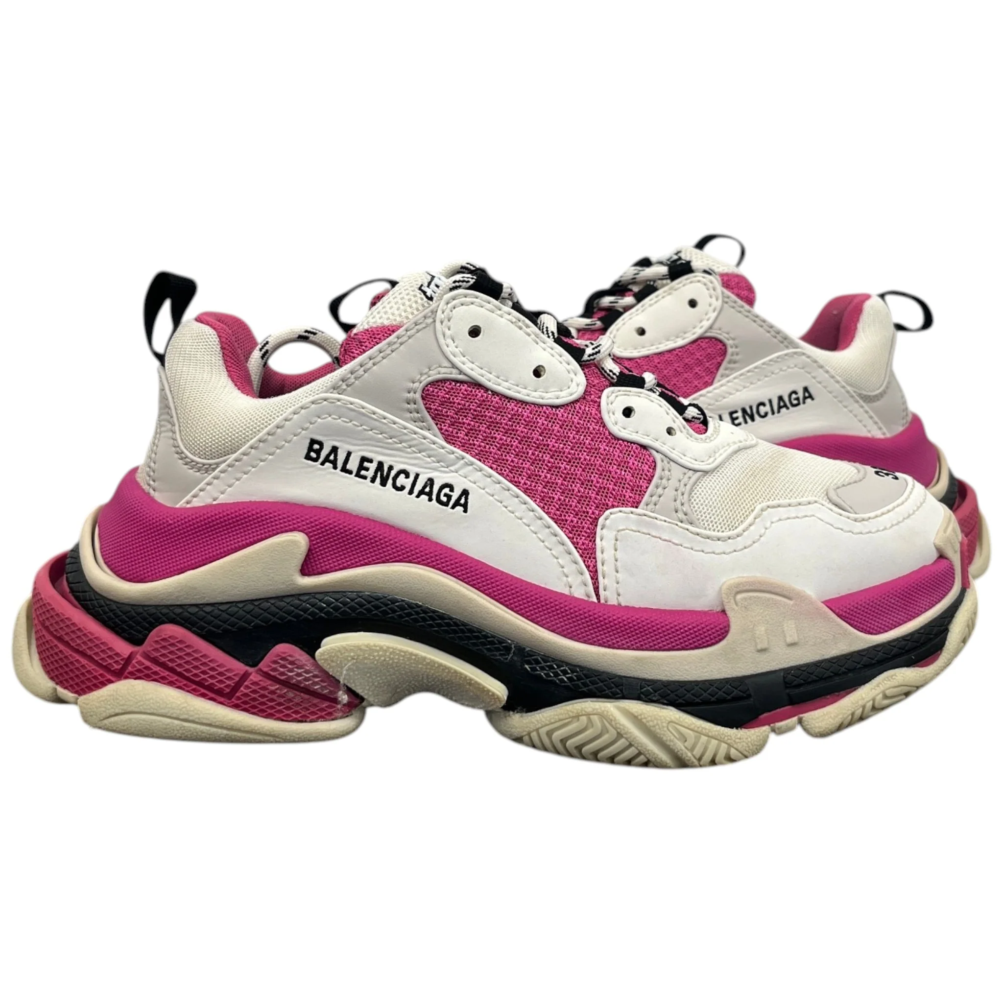 Women's Triple S Low Trainers Pink Size EU 38 / UK 5 - Image 3