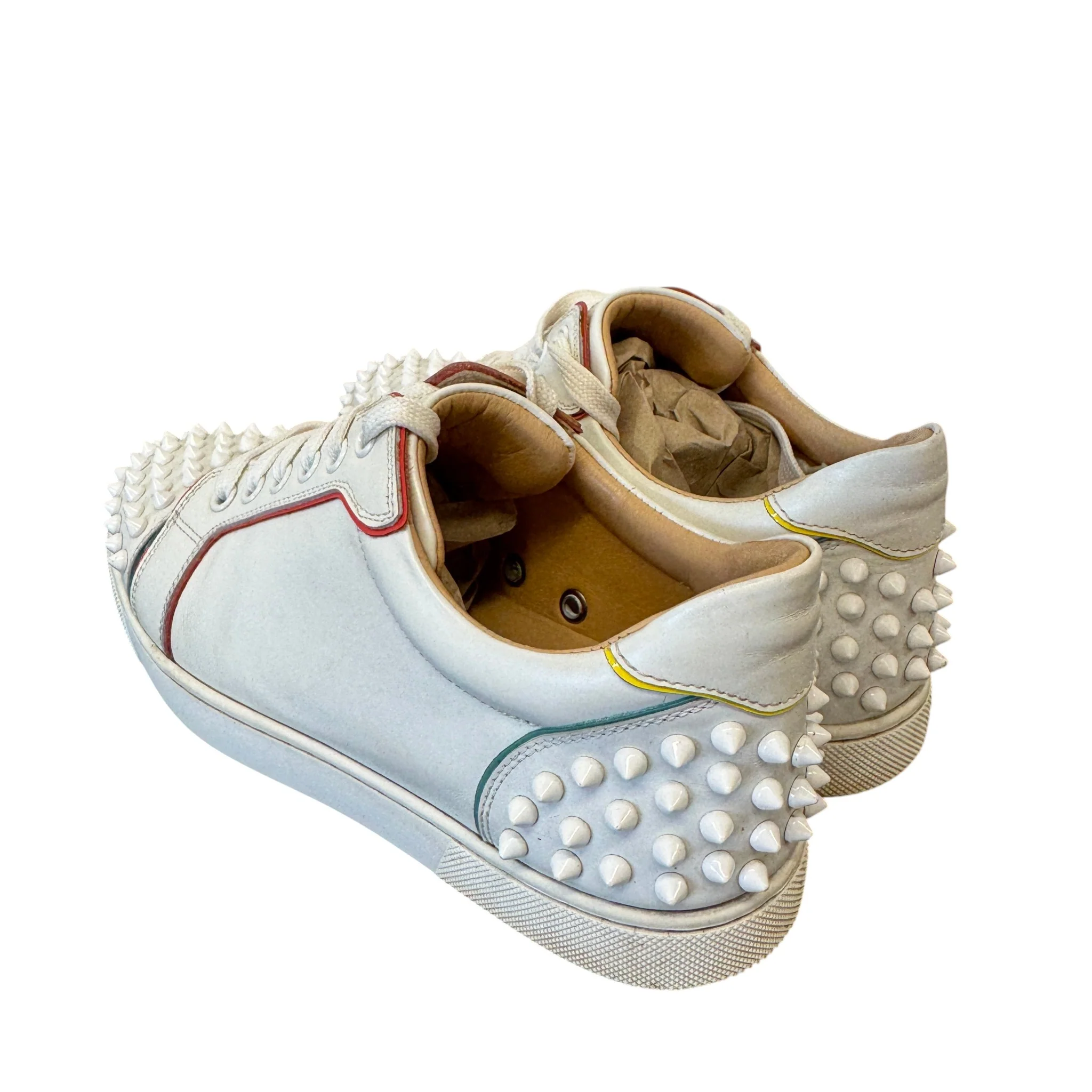 Women's Vieira 2 Flat Low Trainers White Size EU 37.5 / UK 4.5 - Image 8