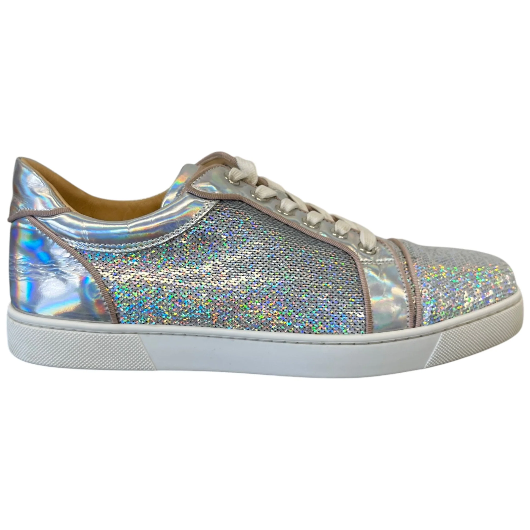 Women's Viera Orlato Flat Pail Low Trainers Silver Size EU 40 / UK 7