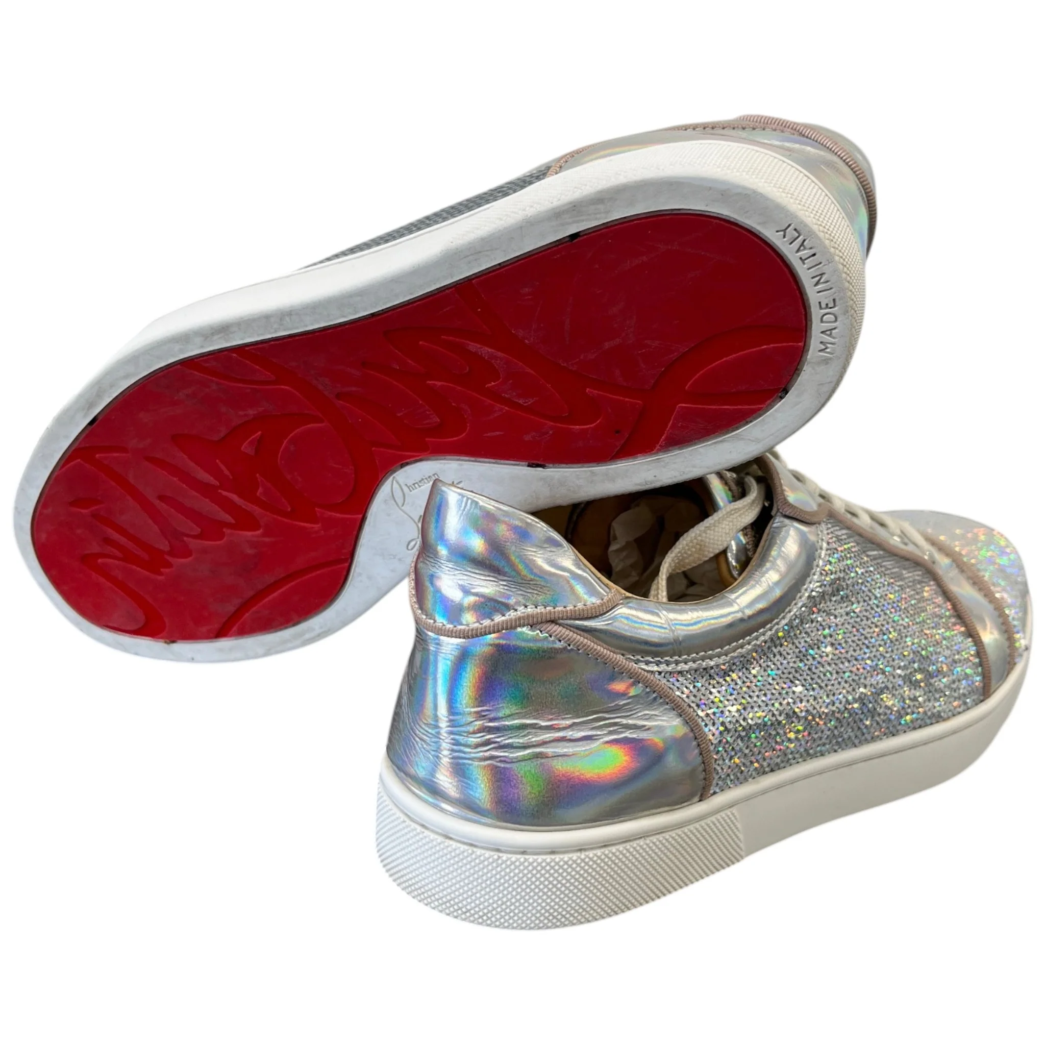 Women's Viera Orlato Flat Pail Low Trainers Silver Size EU 40 / UK 7 - Image 10