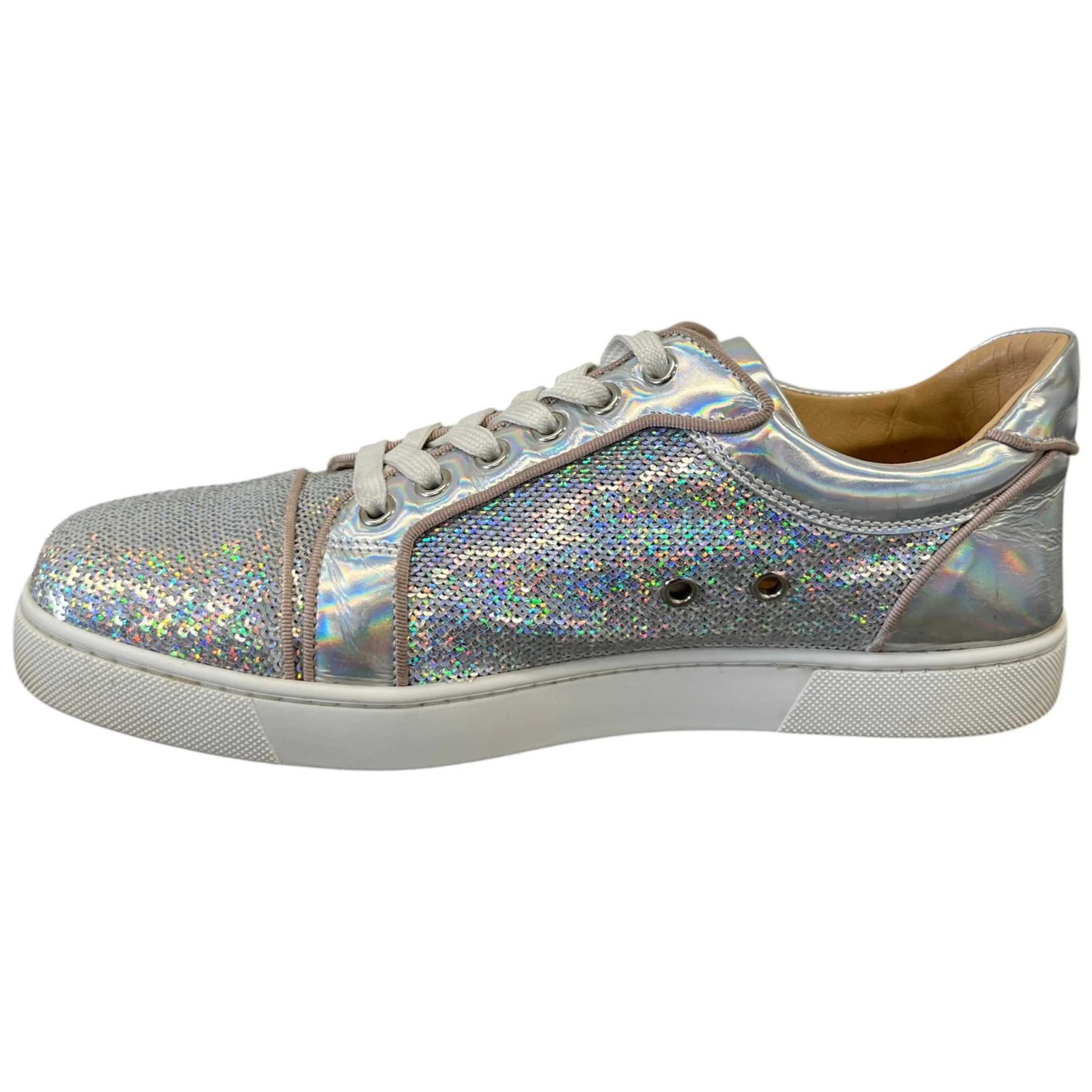 Women's Viera Orlato Flat Pail Low Trainers Silver Size EU 40 / UK 7 - Image 2