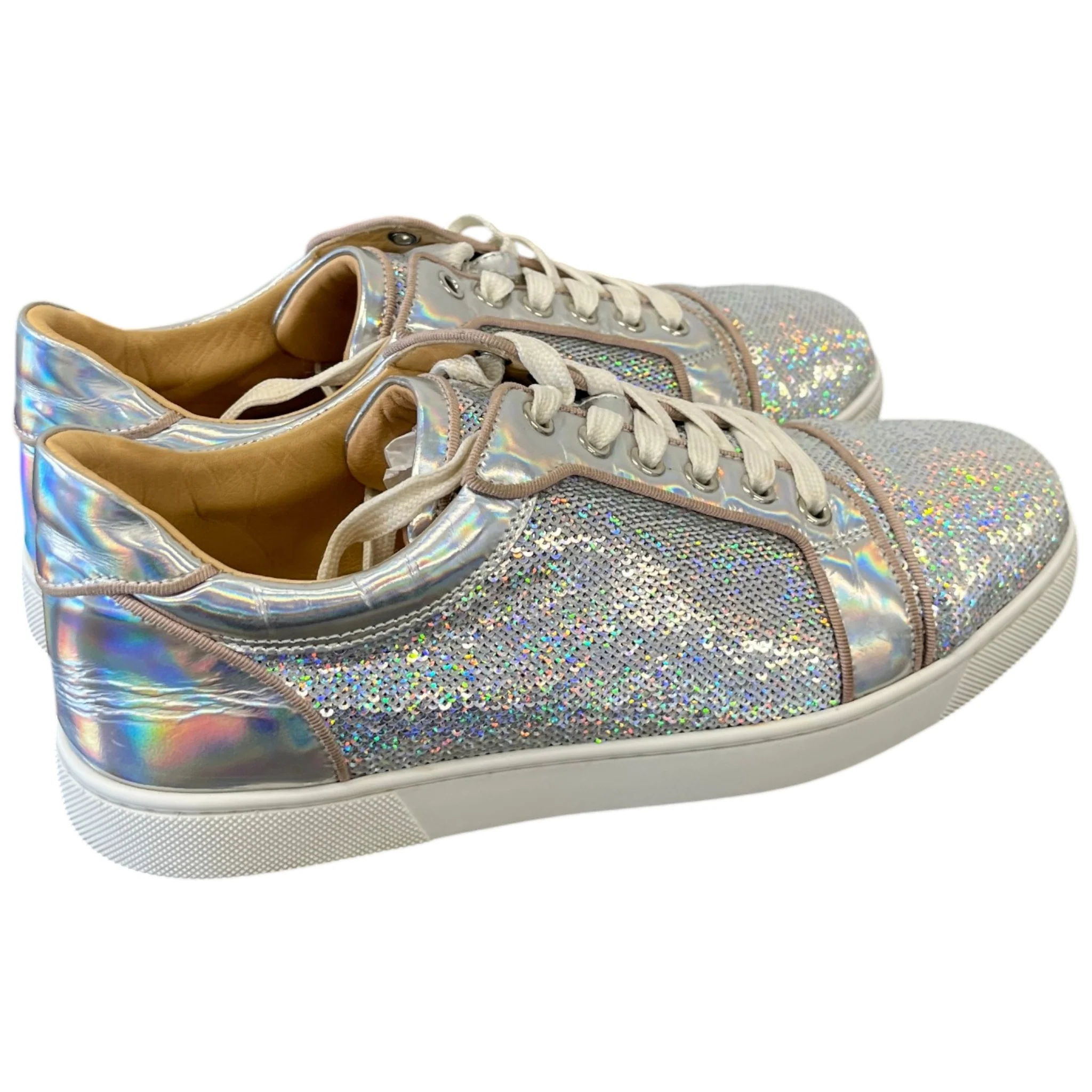 Women's Viera Orlato Flat Pail Low Trainers Silver Size EU 40 / UK 7 - Image 8