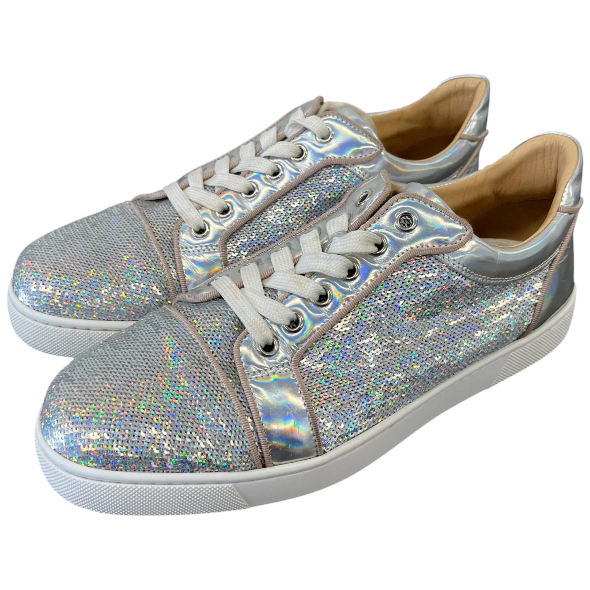 Women's Viera Orlato Flat Pail Low Trainers Silver Size EU 40 / UK 7 - Image 9