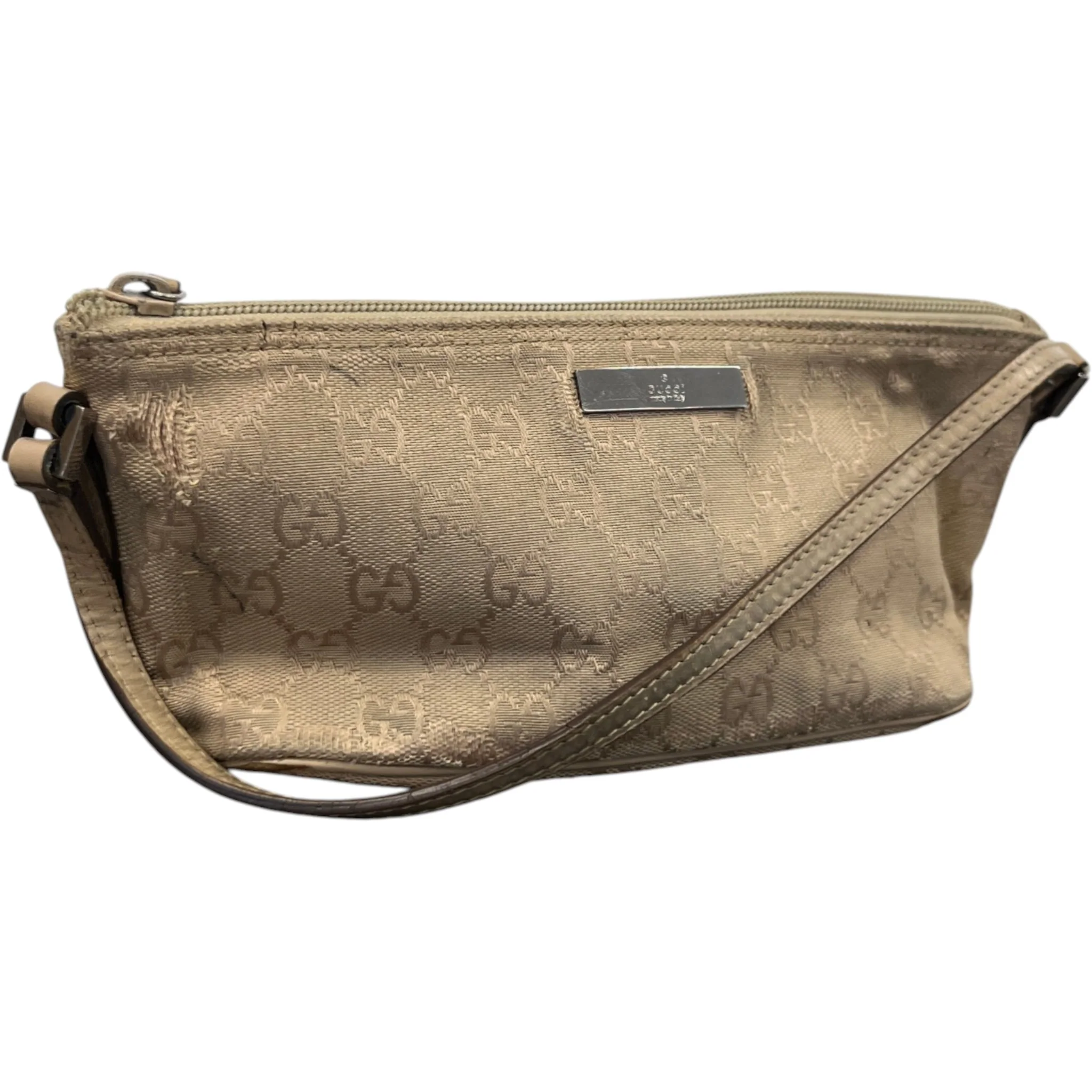 Women's Vintage Gg Supreme Boat Pochette Bag Beige - Image 4