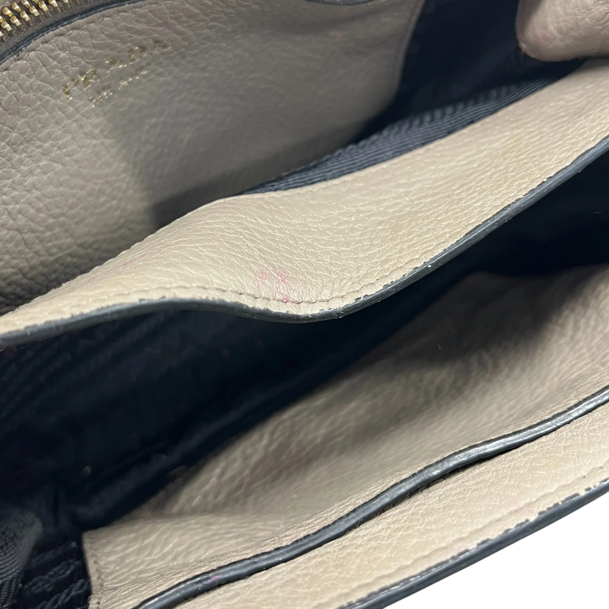 Women's Vitello Daino Handbag Grey - Image 8