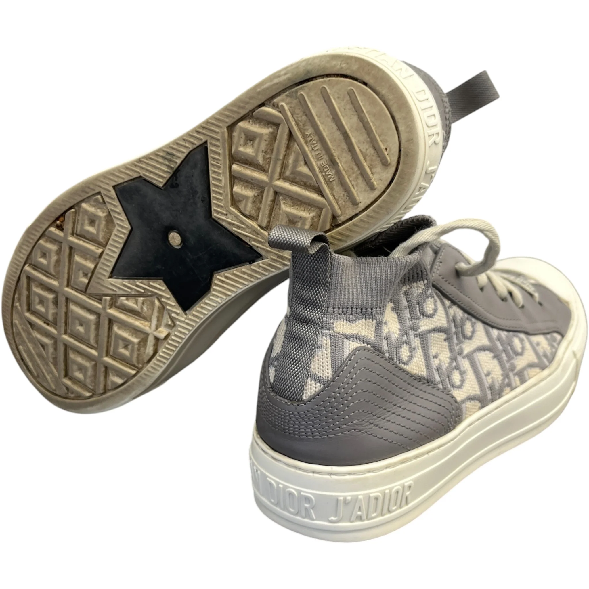 Women's Walk'N'Dior High Trainers Grey Size EU 36.5 / UK 3.5 - Image 10