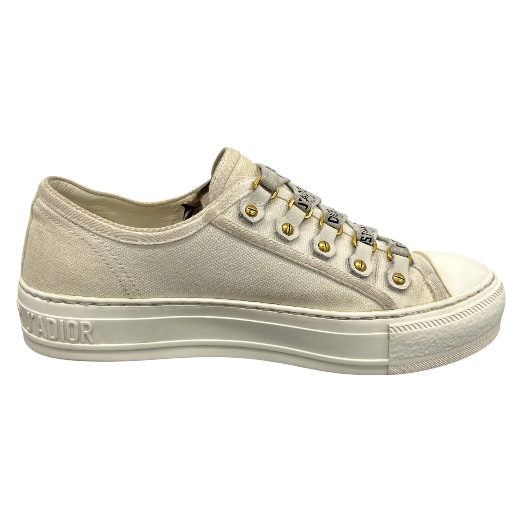 Women's Walk'N'Dior Low Trainers Cream Size EU 36.5 / UK 3.5 - Image 4
