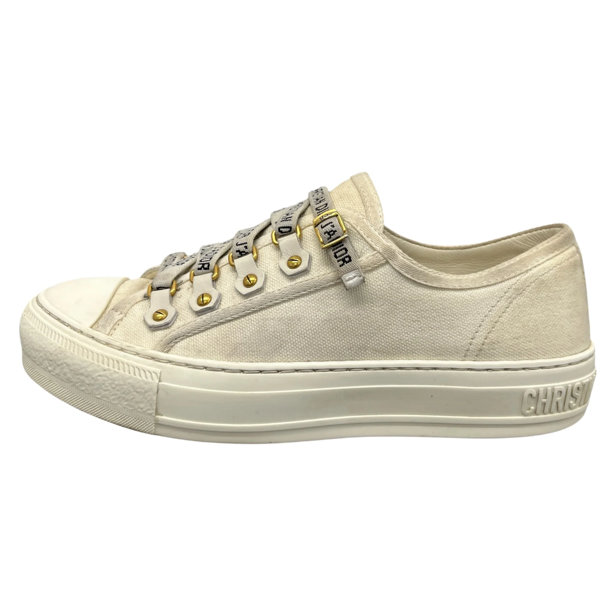 Women's Walk'N'Dior Low Trainers Cream Size EU 36.5 / UK 3.5 - Image 5