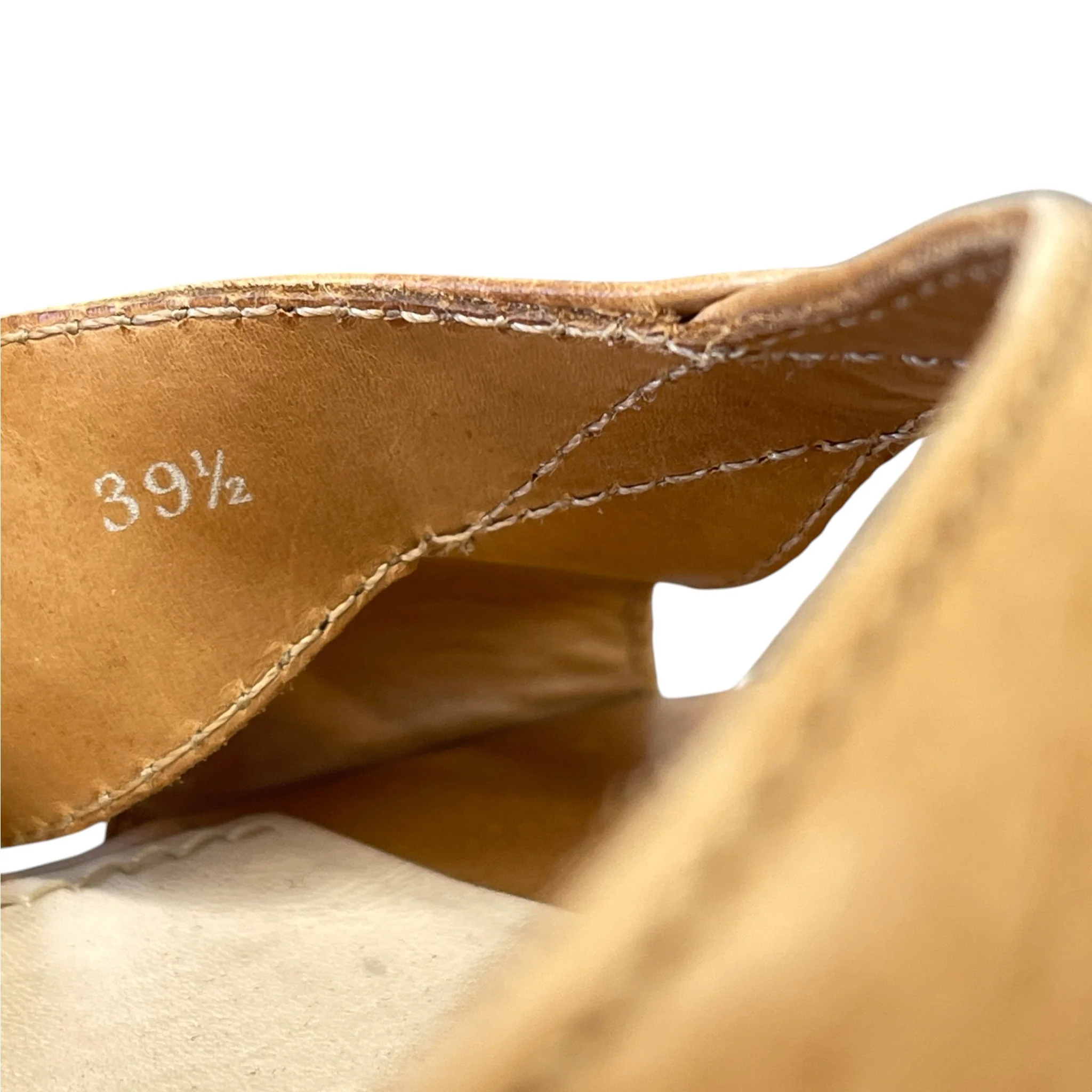 Women's Wedge Slides Sandals Beige Size EU 39.5 / UK 6.5 - Image 11