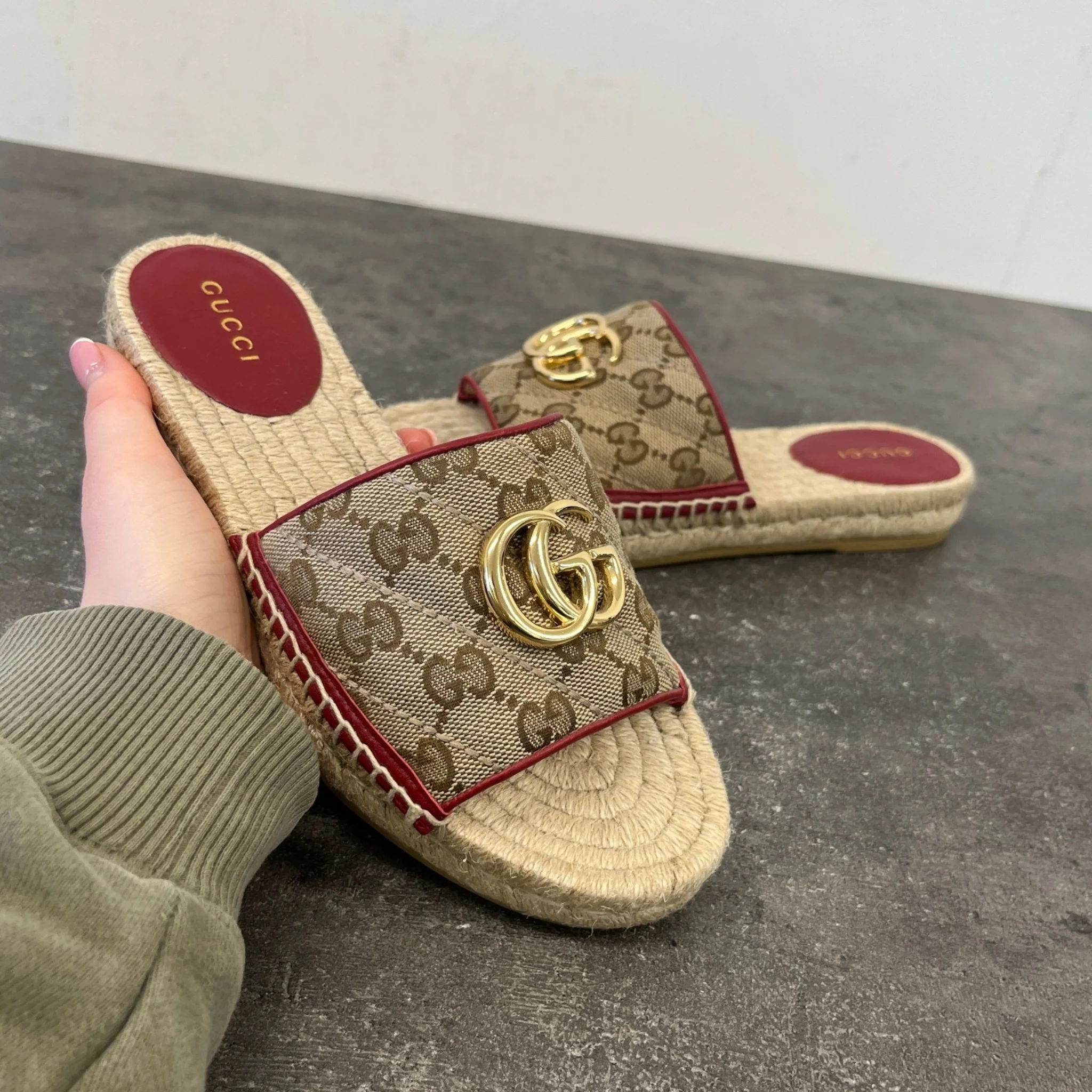 Women's Woven Marmont Espadrille 34.5 / 1.5 Sandals Beige Size EU 34 / UK 1 - Image 11